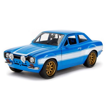 Endgame Brians Ford Escort MK1 - Fast & Furious 6 Diecast Car - Blue & White EN1260469
